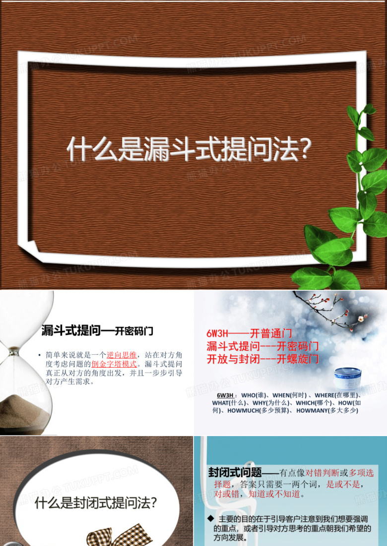漏斗式提问法培训资料