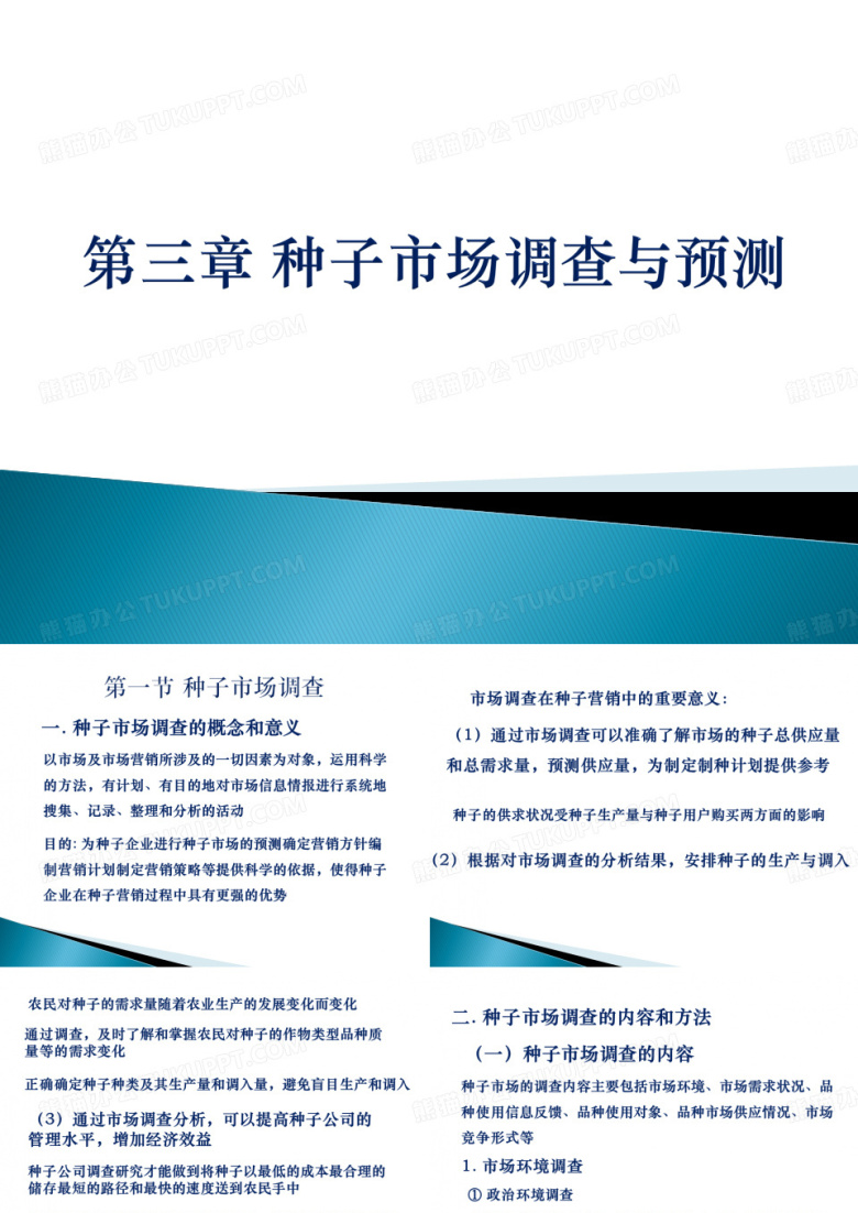 种子市场调查与预测