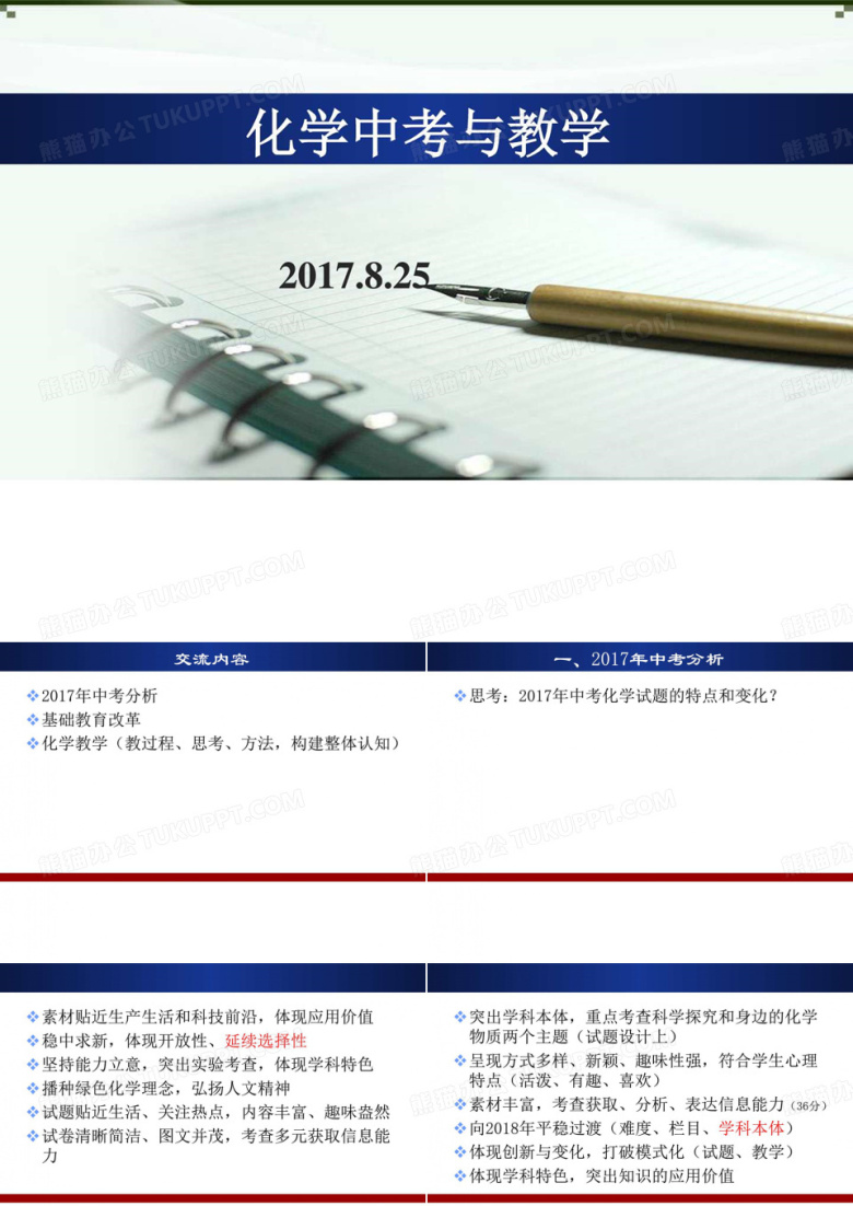 初中化学实验-PPT课件