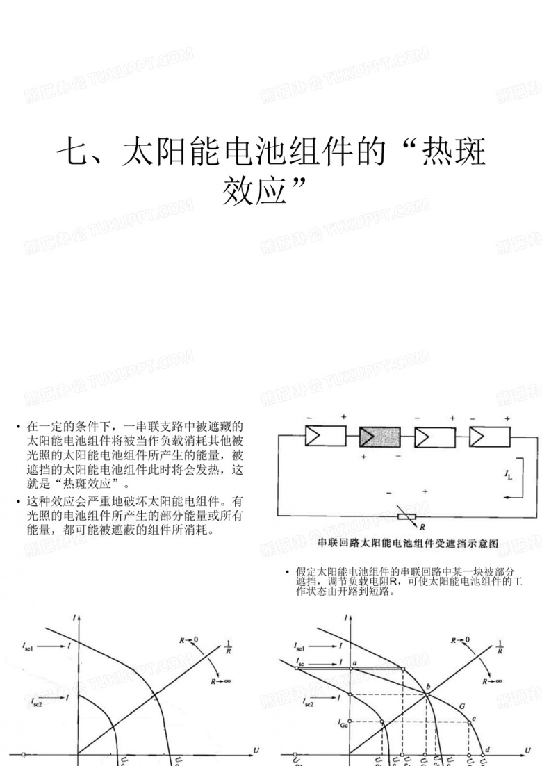 光伏组件热斑效应