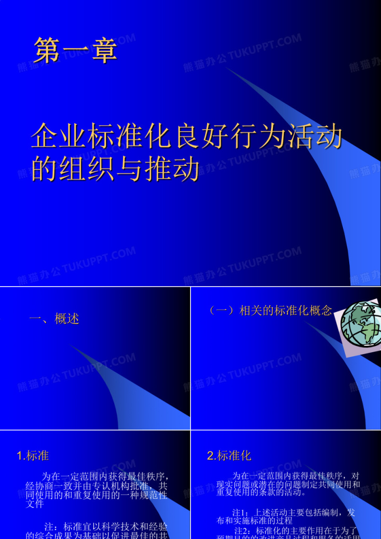 企业标准化良好行为活动的组织与推动培训课件.ppt