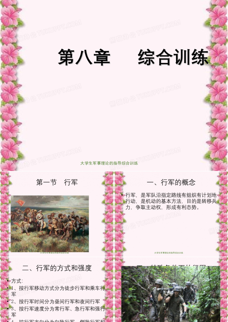 大学生军事理论的指导综合训练