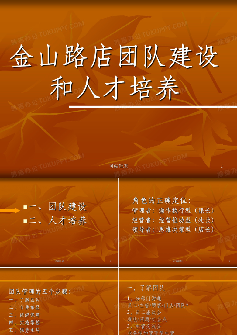 团队建设和人才培养