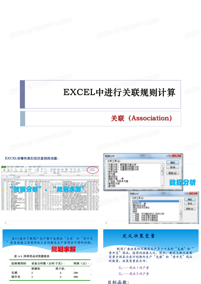 EXCEL做关联分析步骤