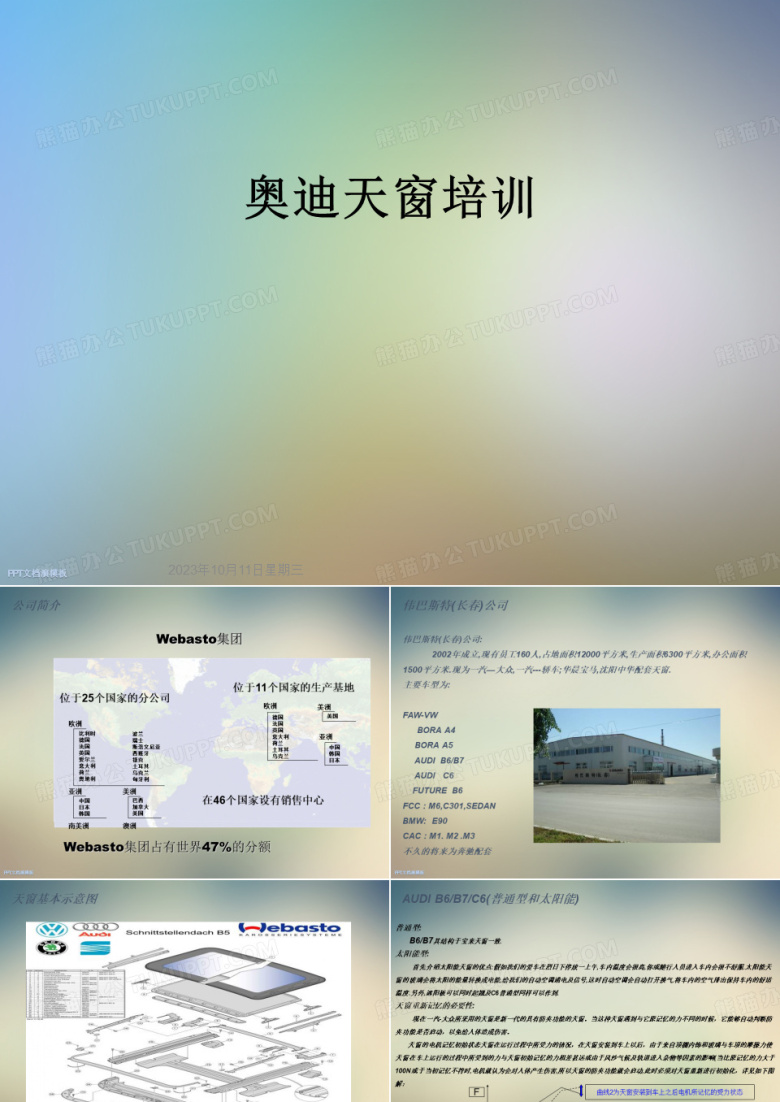 奥迪天窗培训
