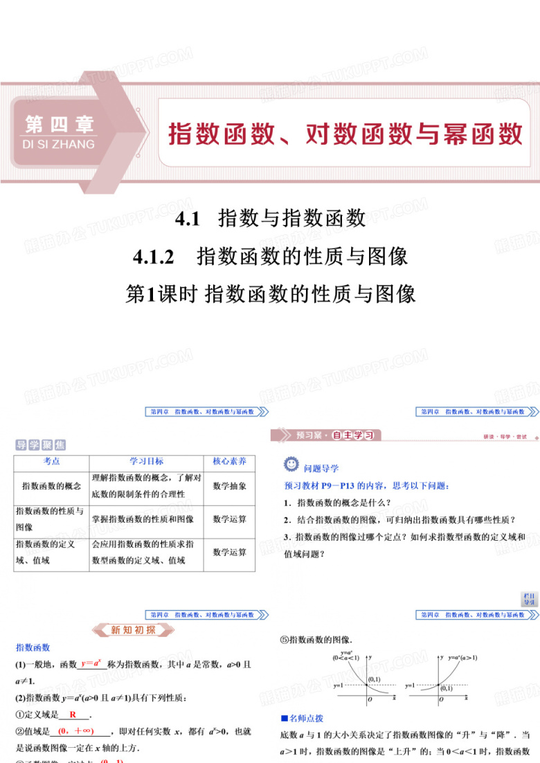 《指数与指数函数》指数函数、对数函数与幂函数PPT课件(指数函数的性质与图像)