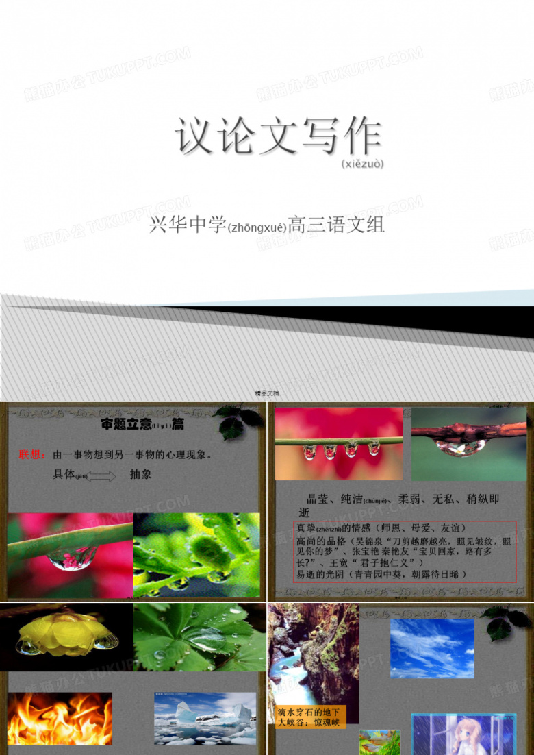 议论文写作