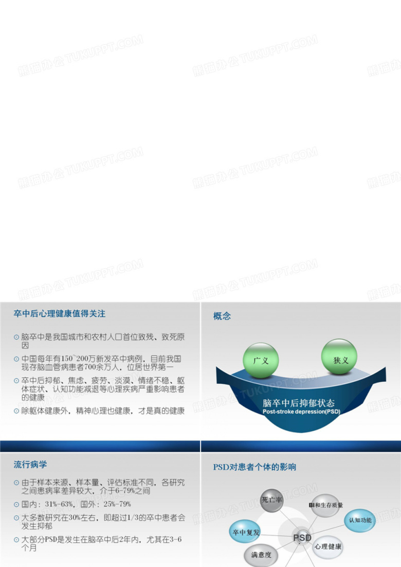 脑卒中后抑郁状态