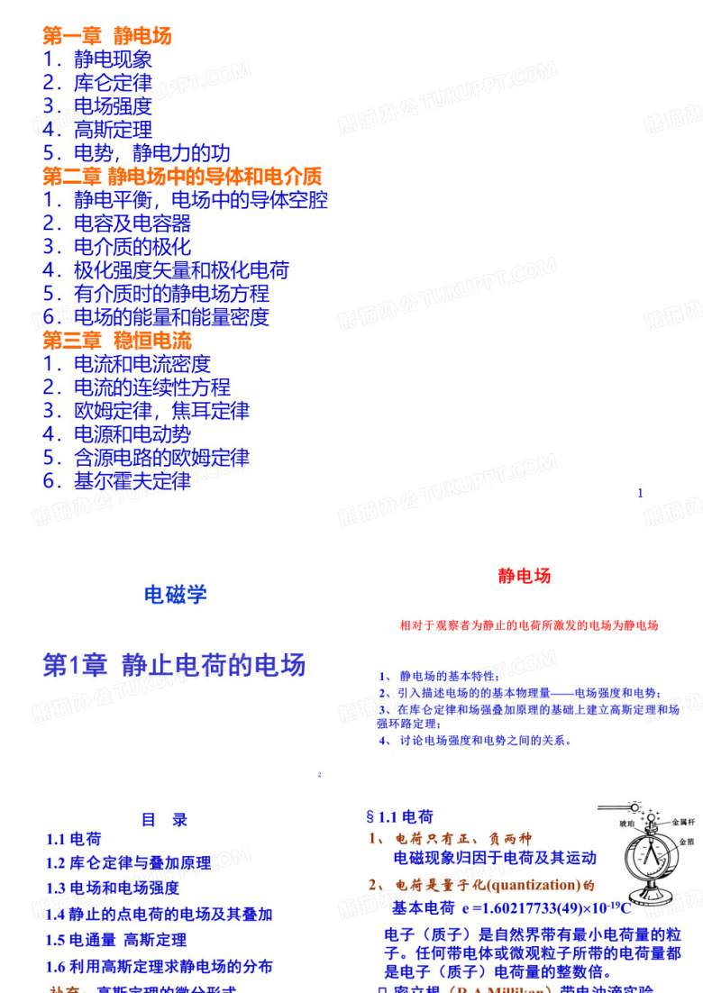 电磁学教学资料 电磁学第一章
