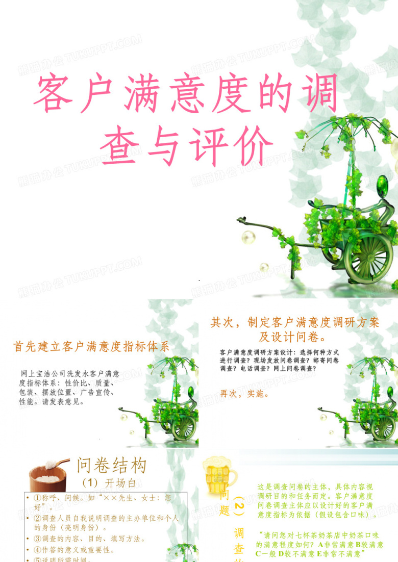 客户满意度调查问卷ppt课件