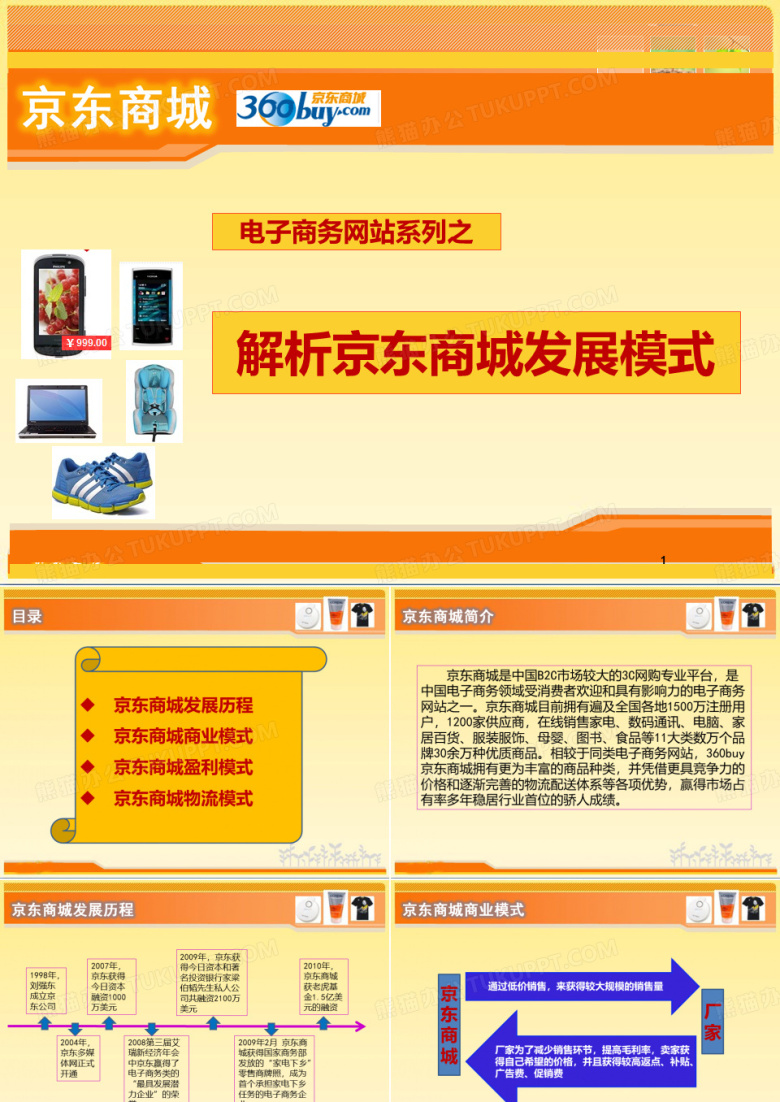 京东商城介绍PPT课件