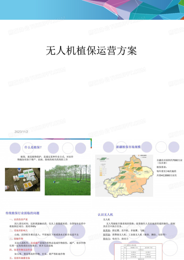 无人机植保运营方案