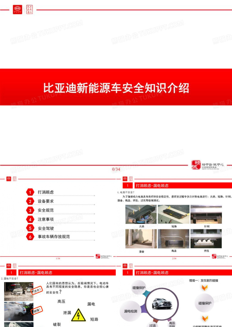 比亚迪新能源车安全知识介绍