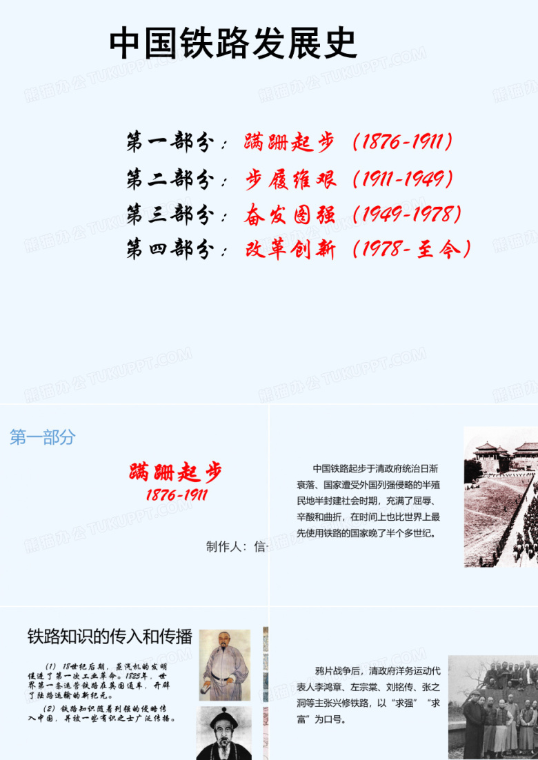 中国铁路发展史概述
