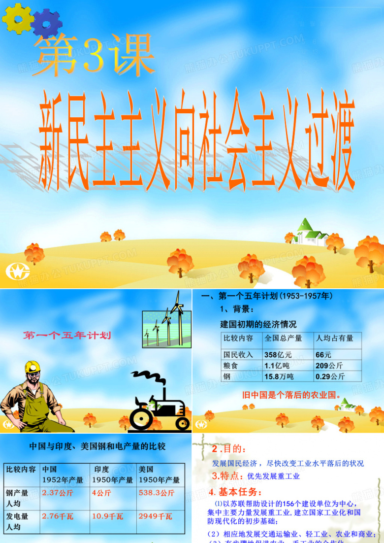 新民主主义向社会主义过渡