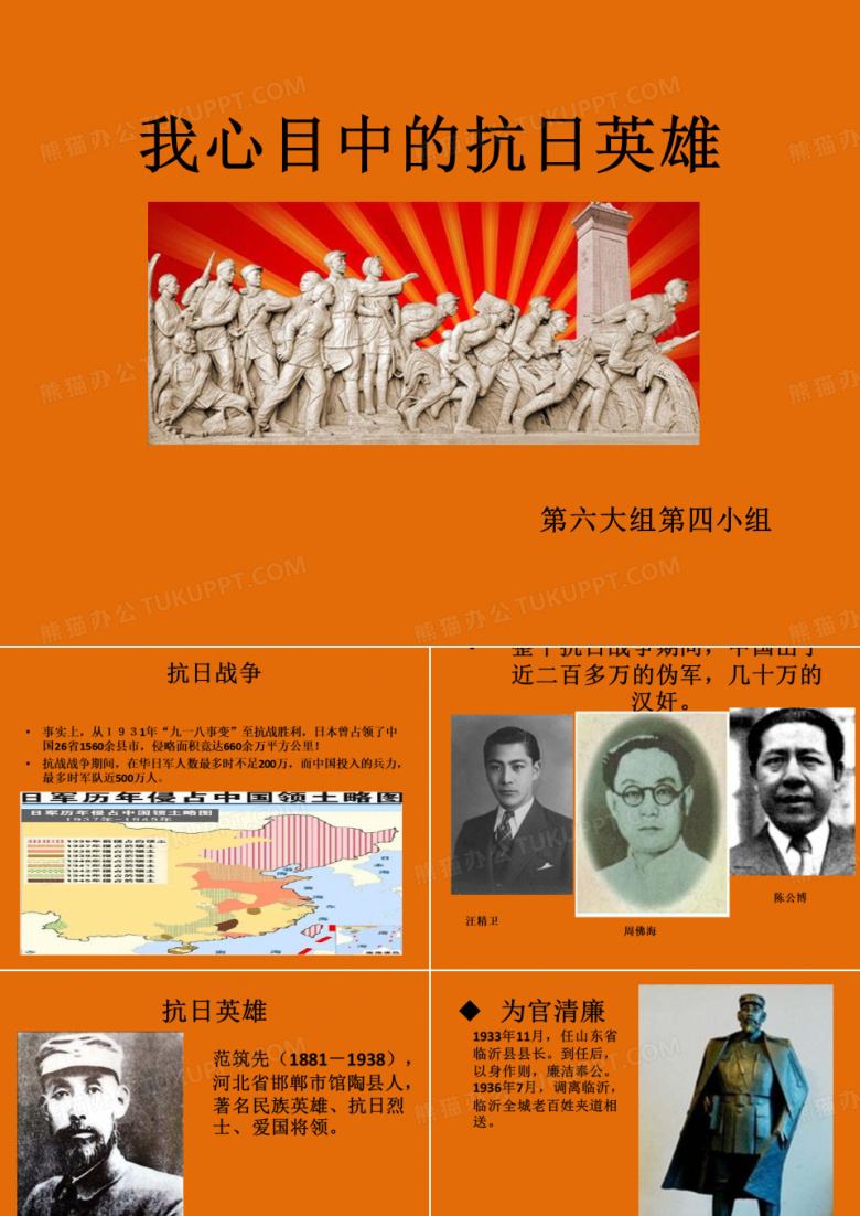 我心目中的抗日英雄