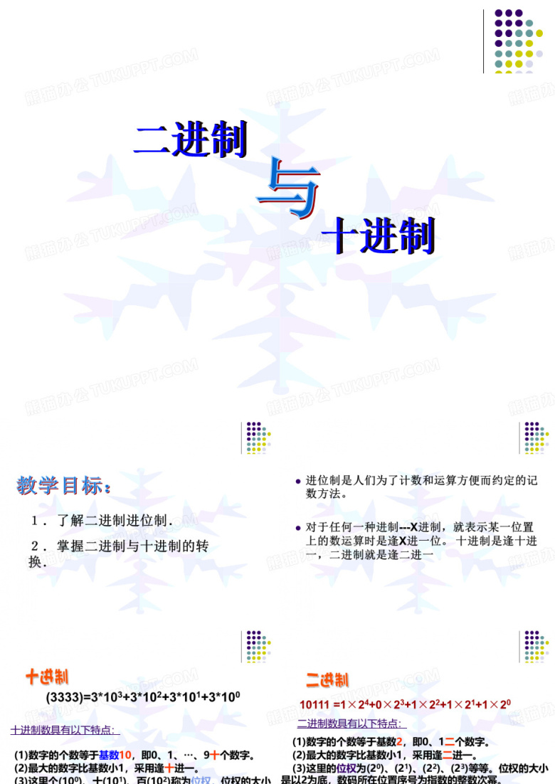 二进制与十进制转换