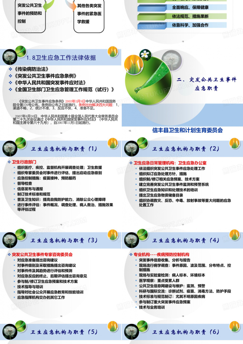 突发公共卫生事件PPT模板下载_编号lamxmrzo_熊猫办公