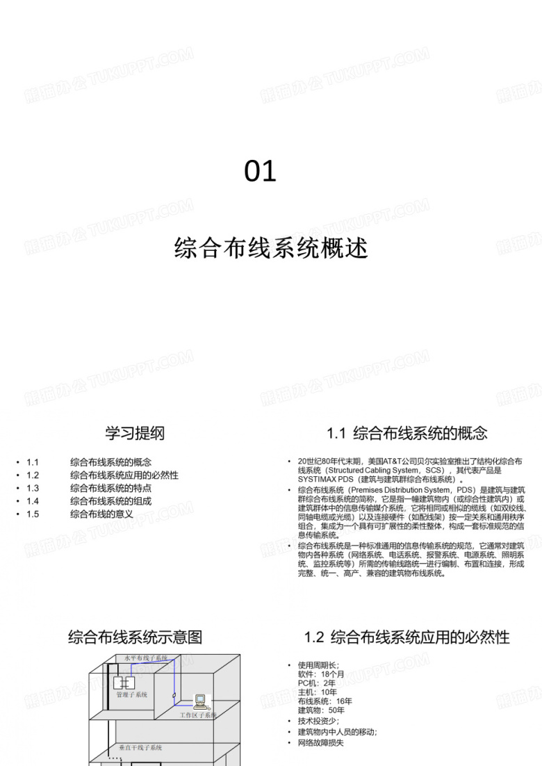 综合布线工程综合布线系统概述