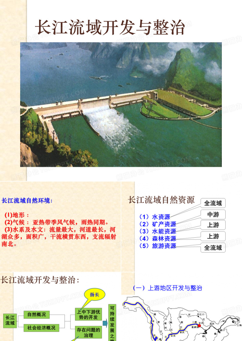 塔里木河综合治理和长江流域的综合治理