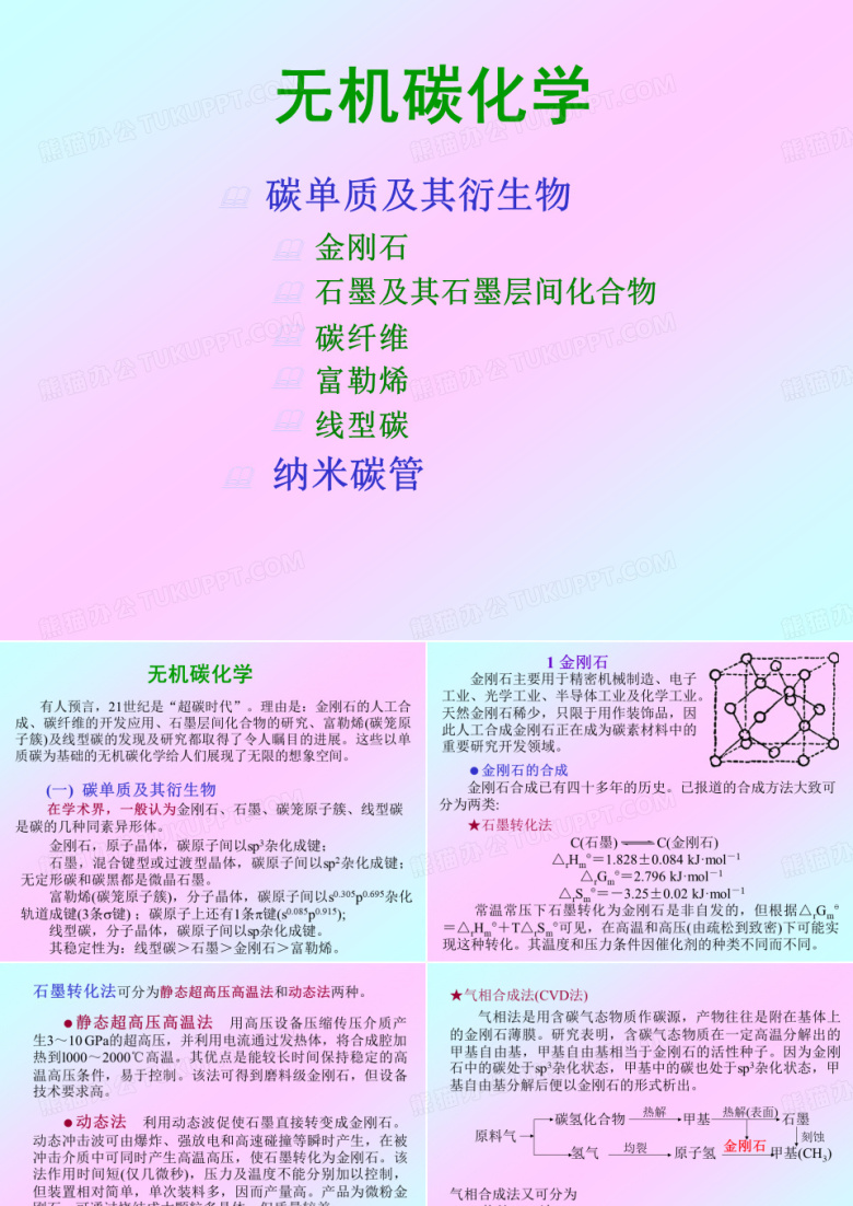 碳纳米管的制备