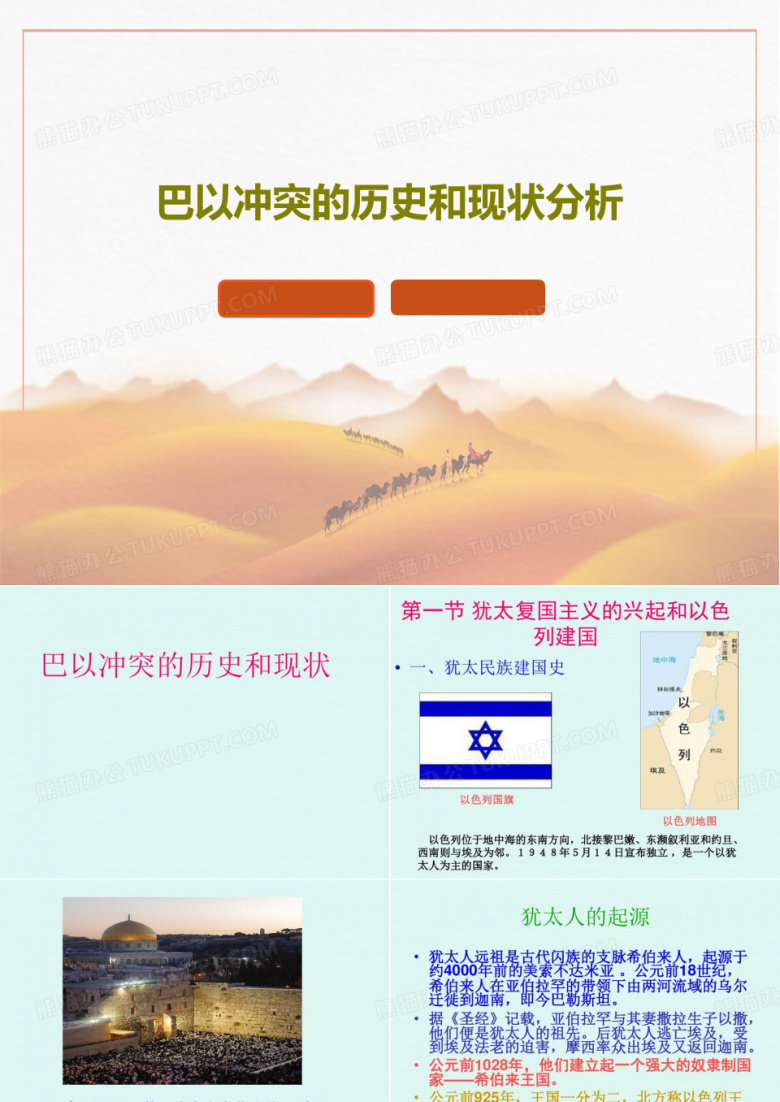 巴以冲突的历史和现状分析共68页文档