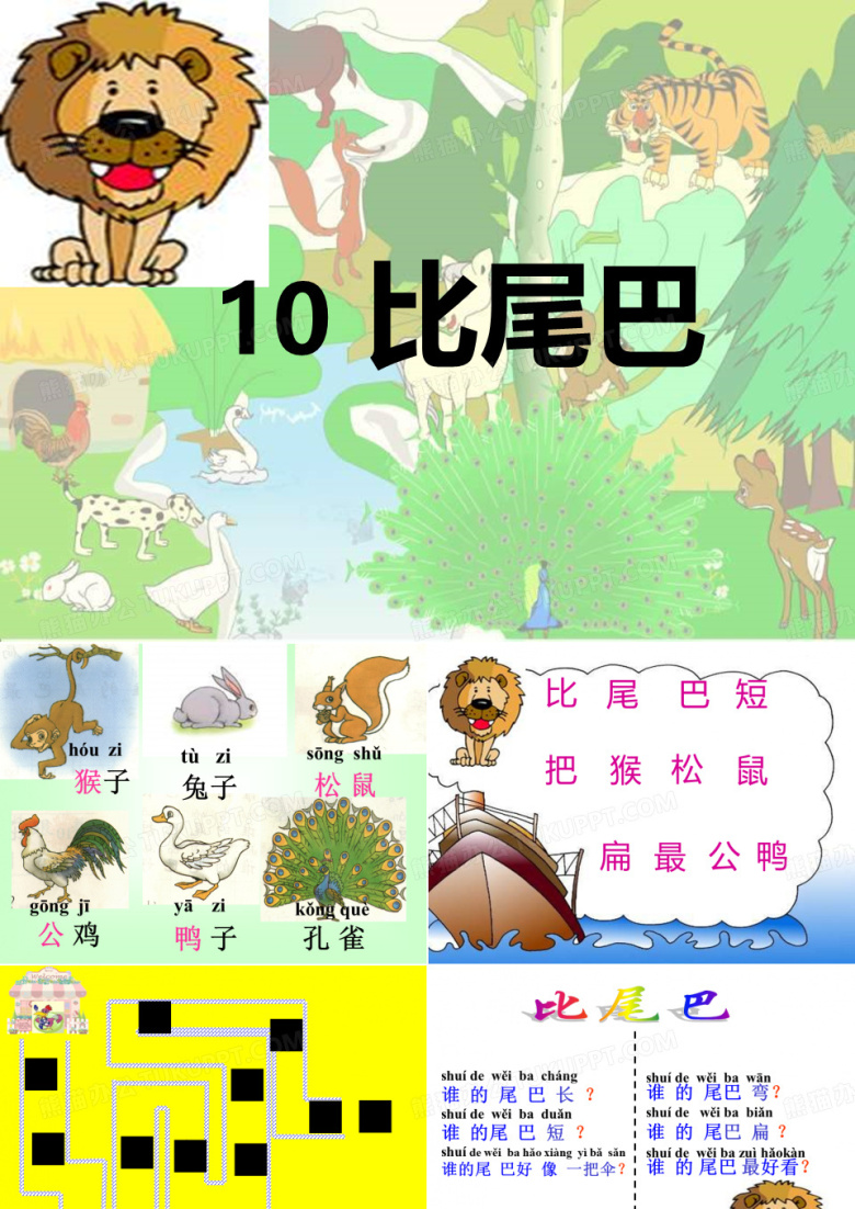 比尾巴课件