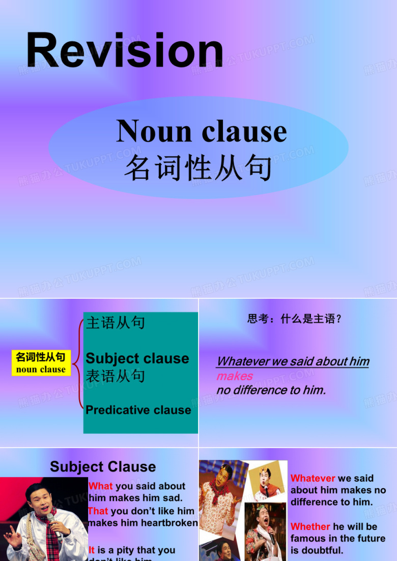 表语从句与主语从句