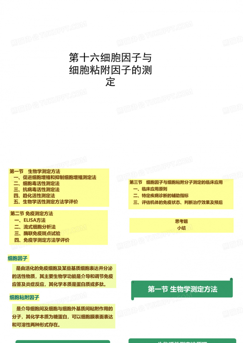 第十六细胞因子与细胞粘附因子的测定