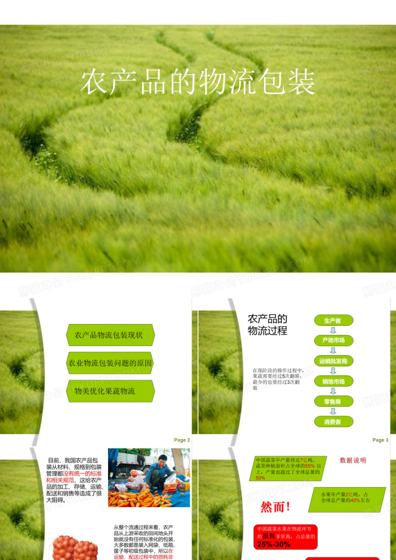 农产品的物流包装
