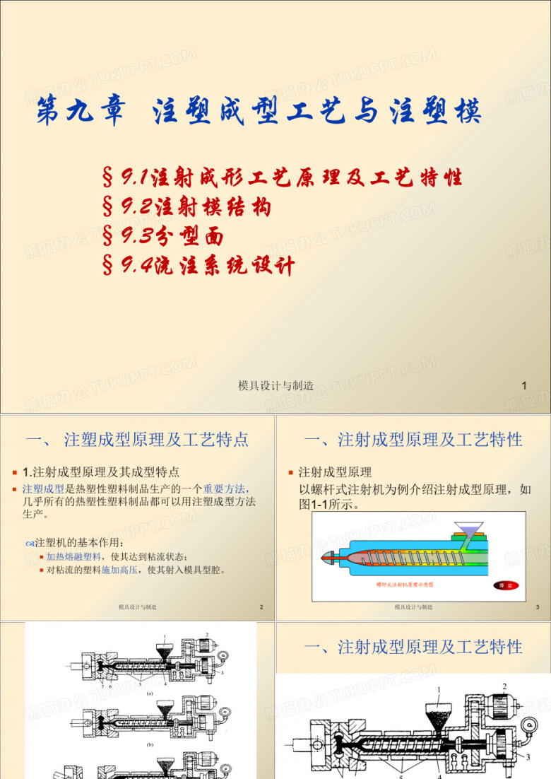 注塑成型工艺与注塑模.ppt