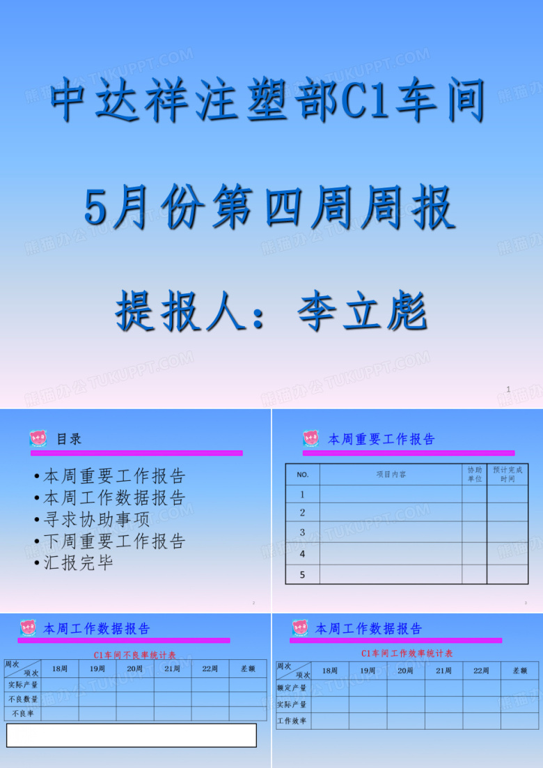 注塑周报