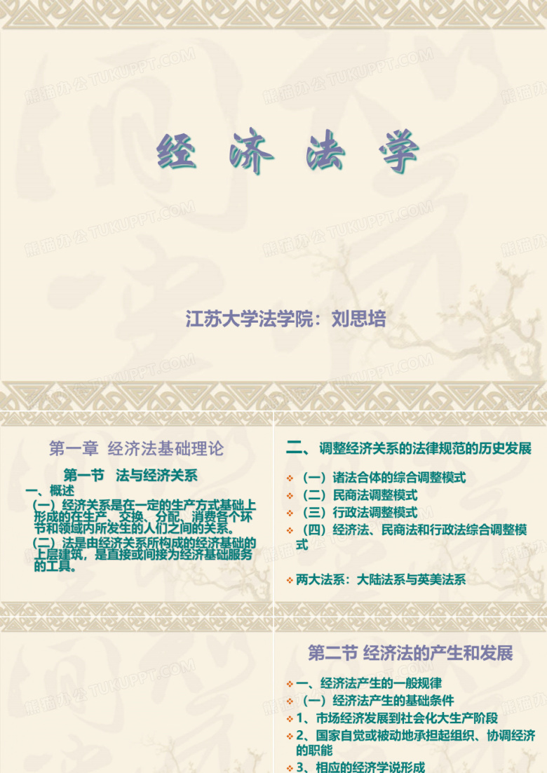 经济法学课件
