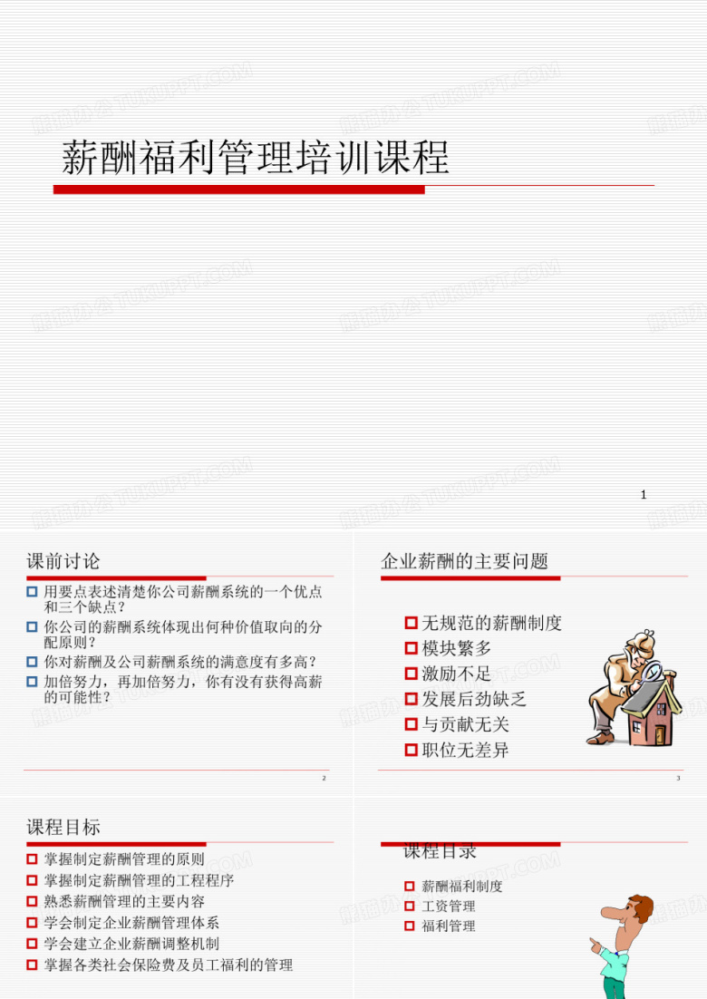 薪酬福利管理培训课程