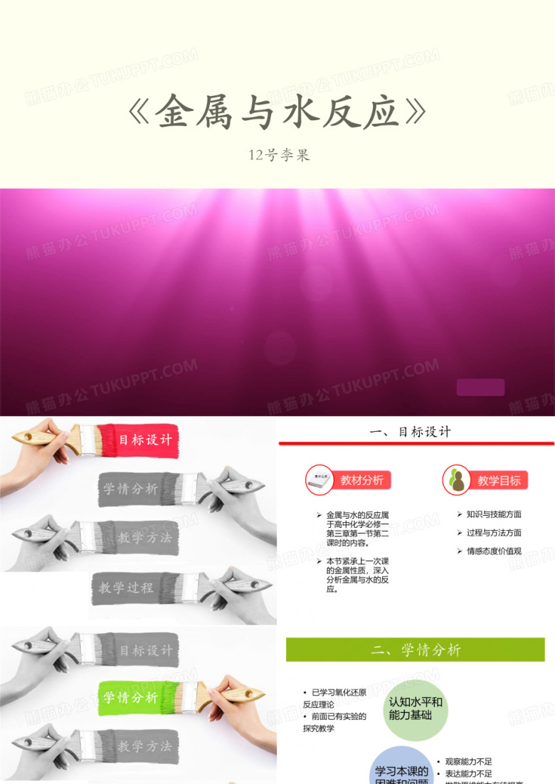 《金属钠与水反应》