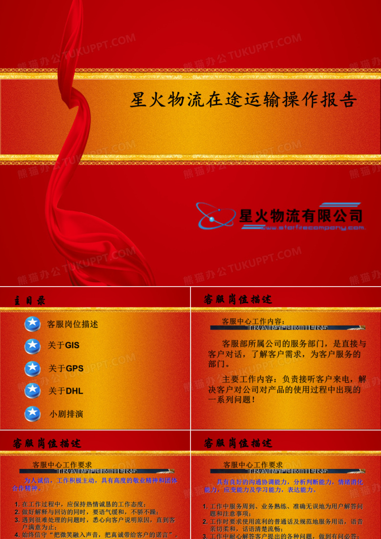 星火物流 在途运输操作报告