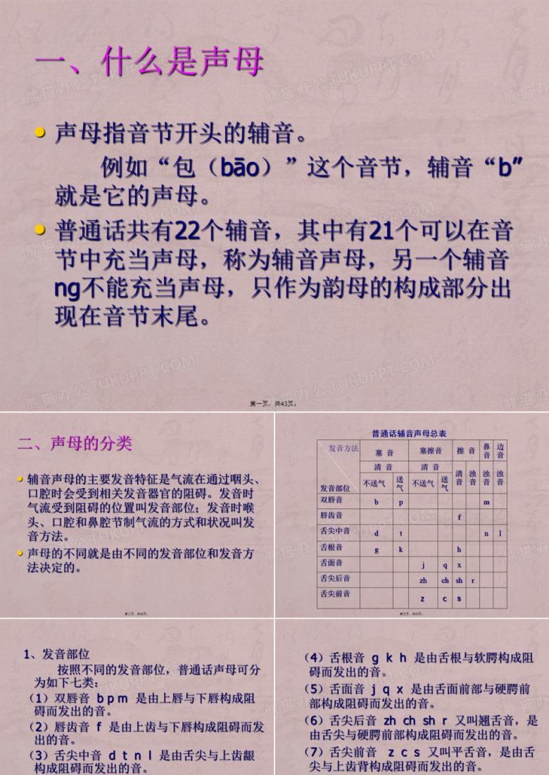 现代汉语_声母