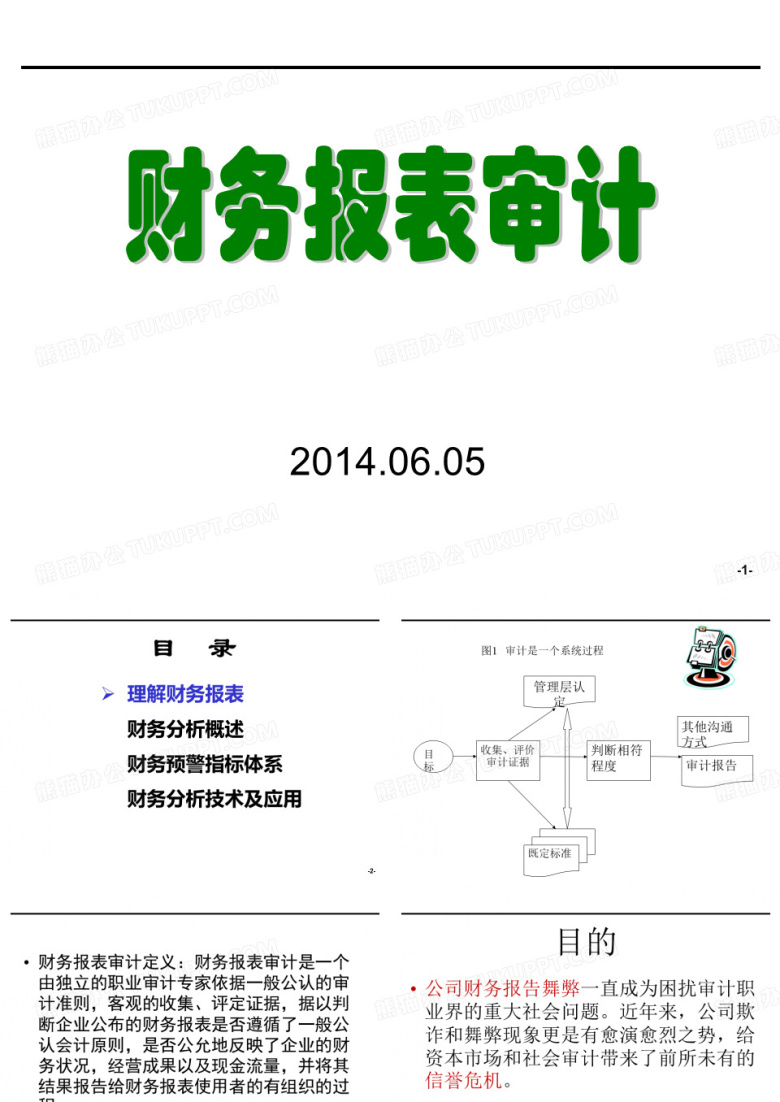 财务报表审计