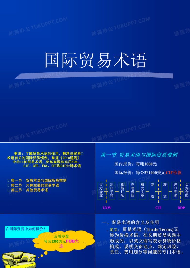贸易术语(2010国际贸易术语解释通则)