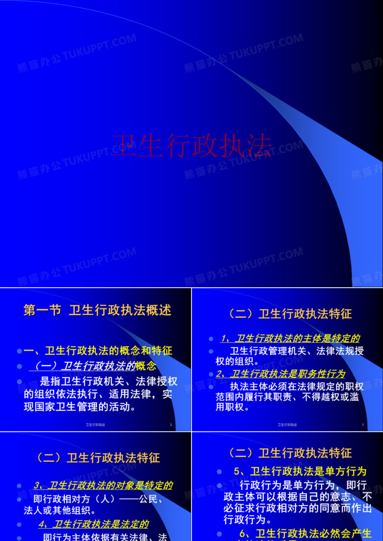 卫生行政执法培训课件