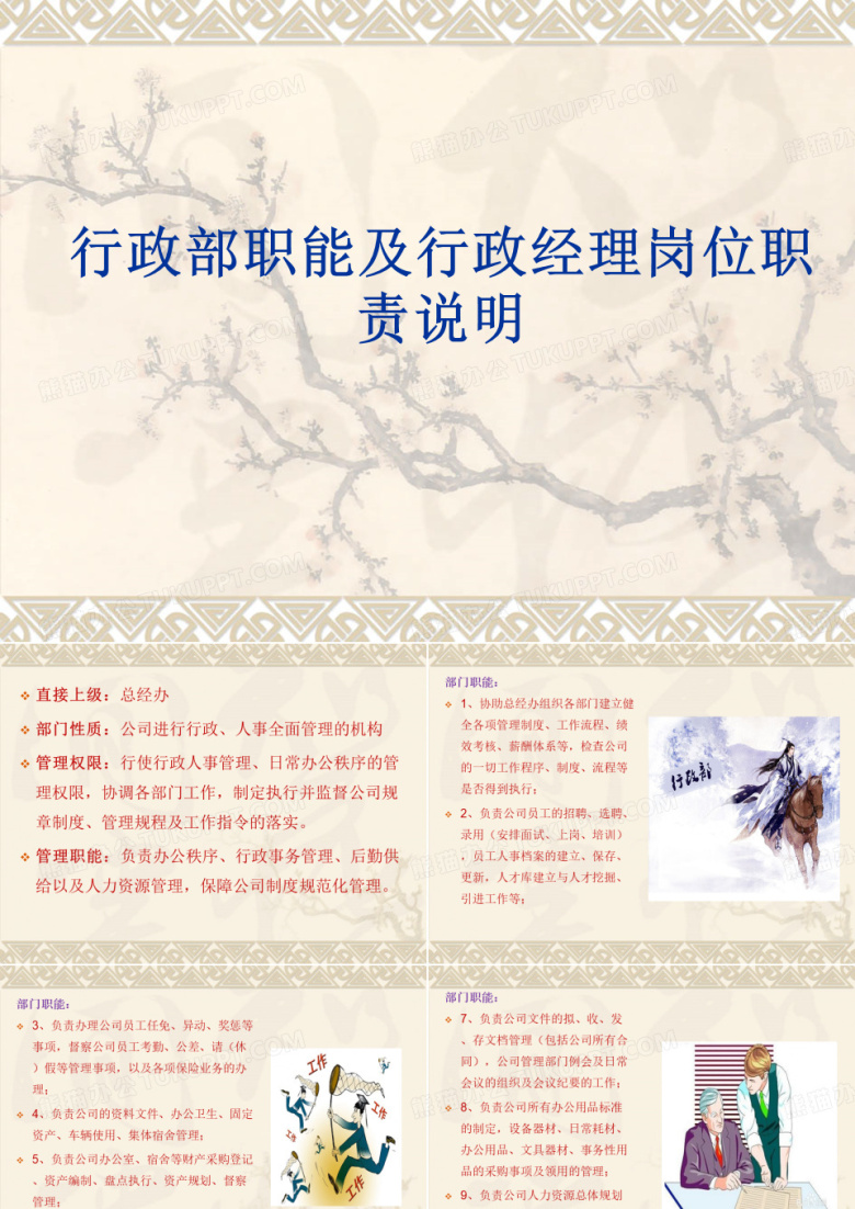 部门职能&岗位职责