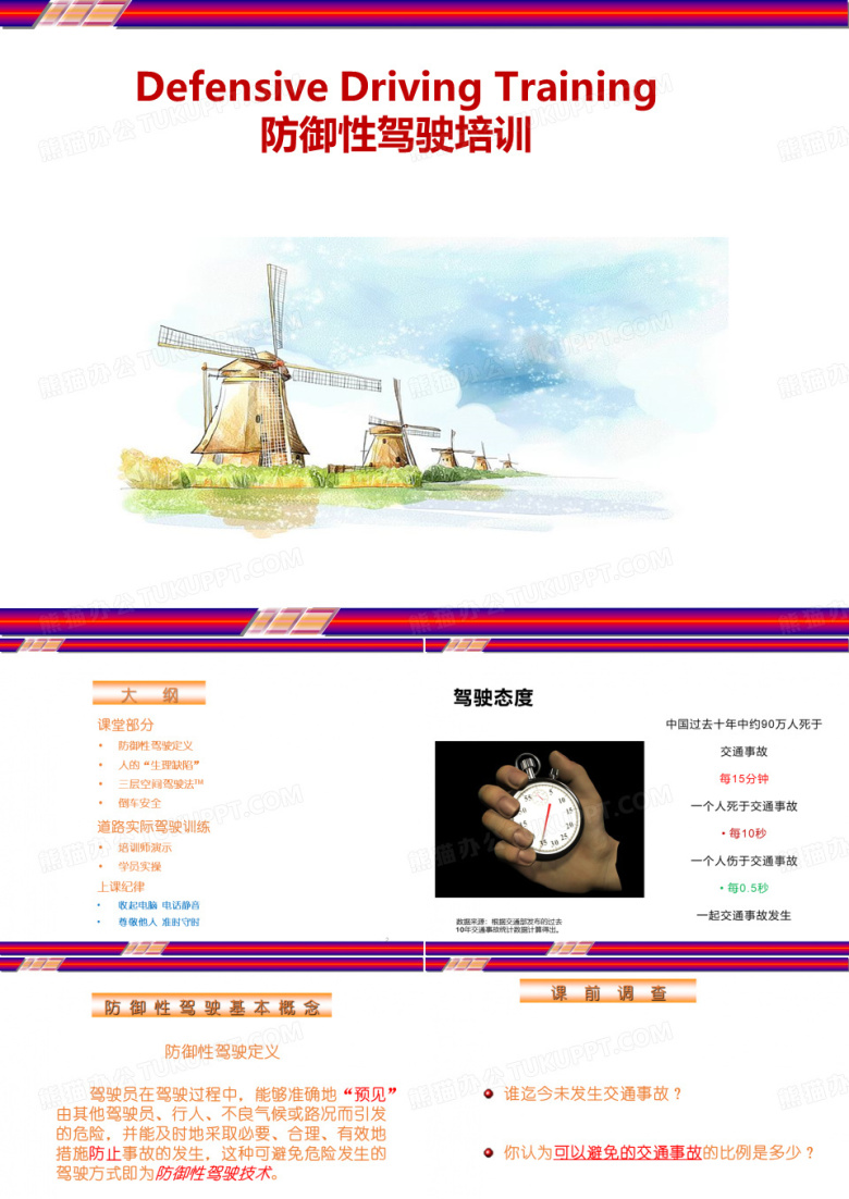 防御性驾驶培训 PPT