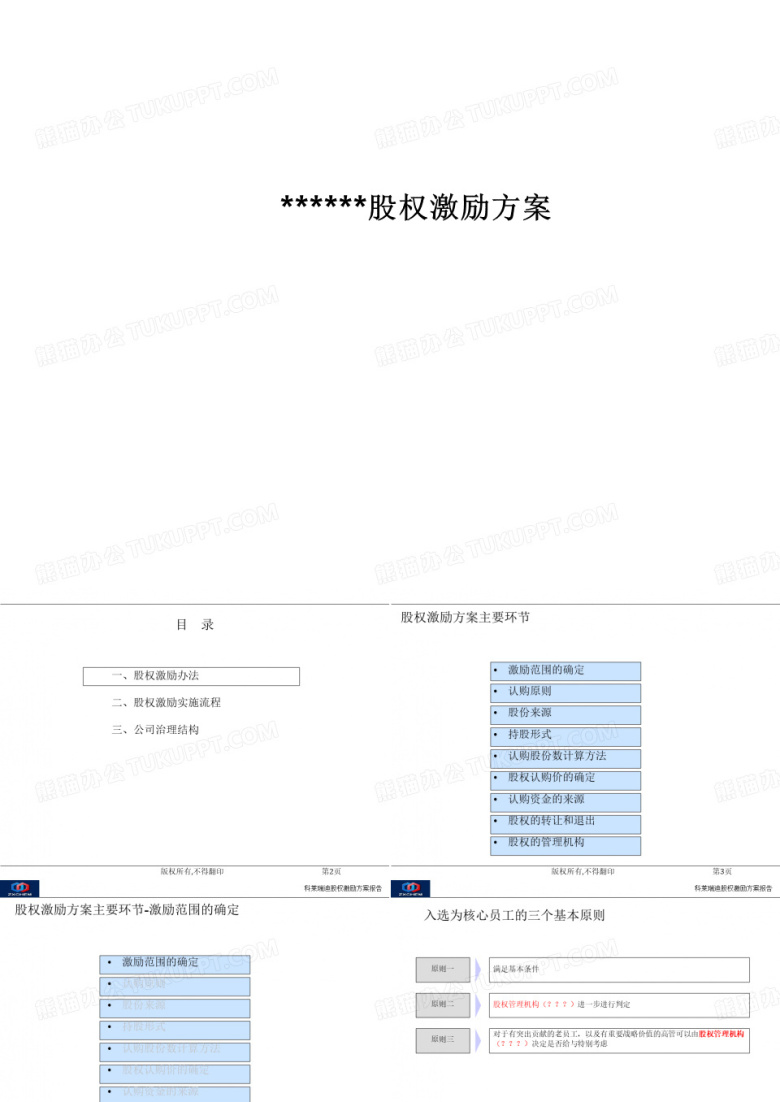核心员工股权激励方案