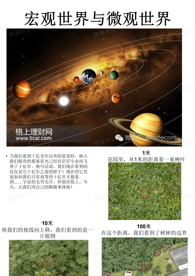 宏观世界与微观世界(震撼)