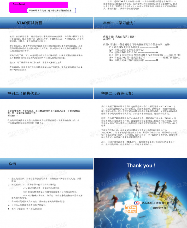 面试的star法则PPT模板下载_编号bwvaormr_熊猫办公