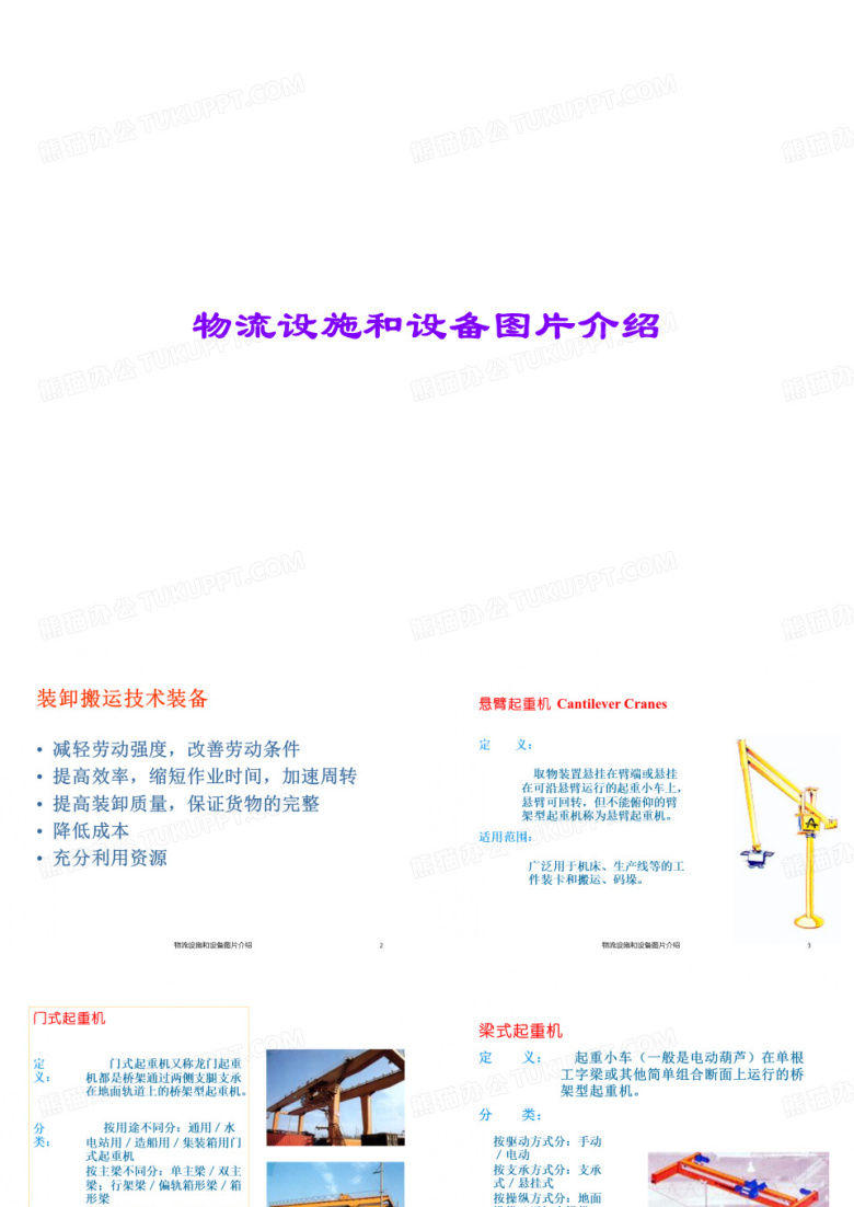 物流设施和设备图片介绍课件