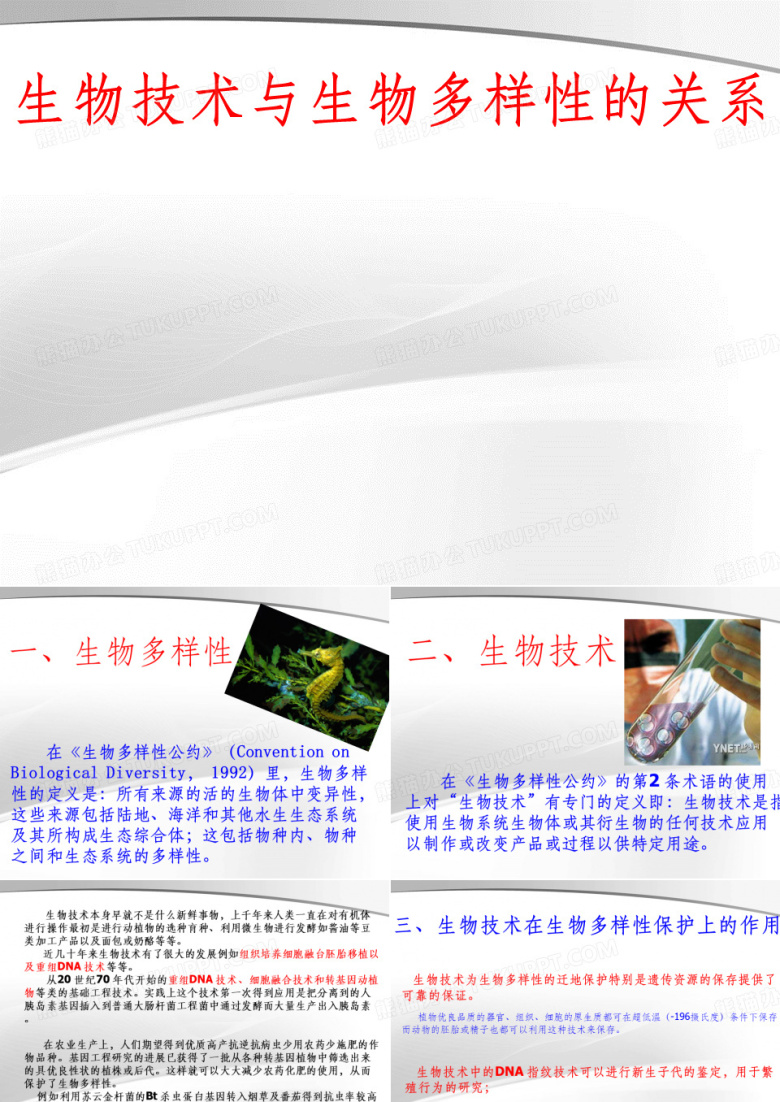 生物技术与生物多样性的关系