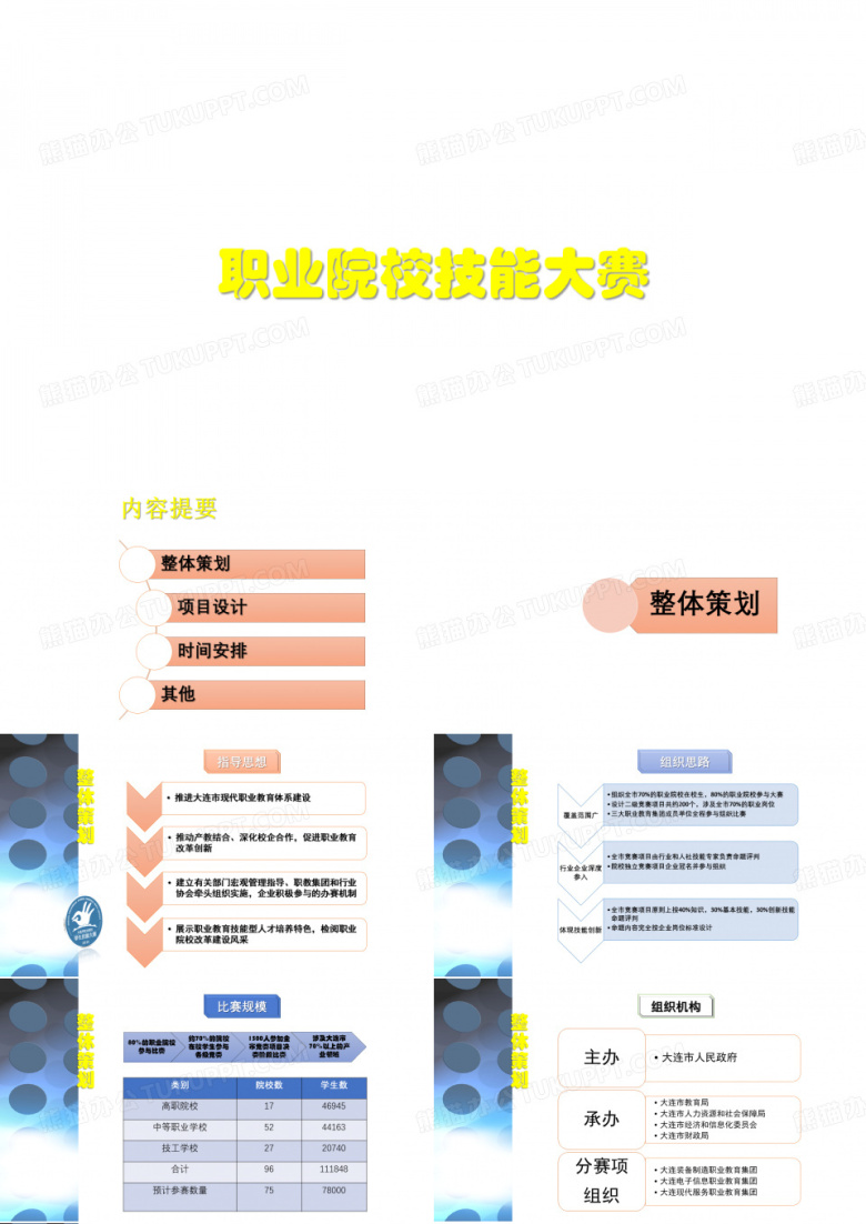 职业院校技能大赛大赛说明