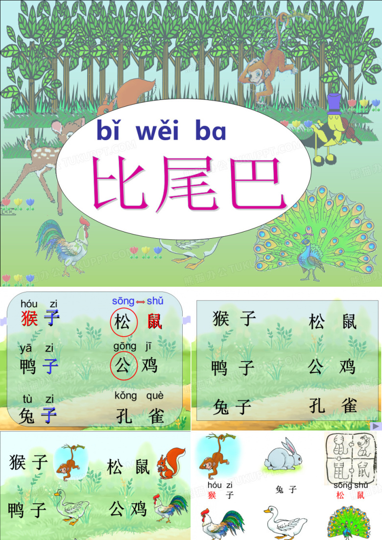 比尾巴课件