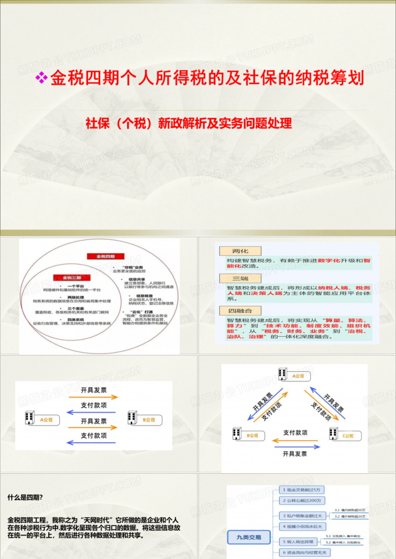 金税四期个人所得税及社保纳税筹划